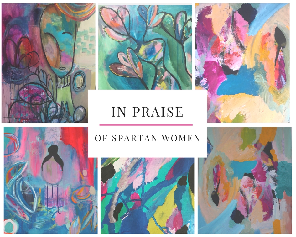 "In Praise of Spartan Women" Solo Exhibit featured at Palatine Library